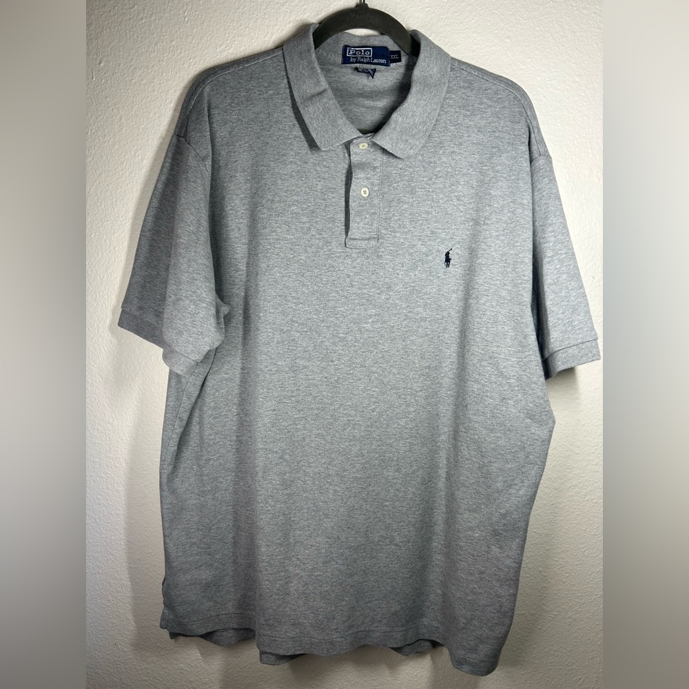 Polo by Ralph Lauren Men’s Soft Grey Polo - Size 2XL